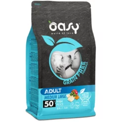 Oasy Dry Dog Grain Free Adult Medium - Large Fish 12kg