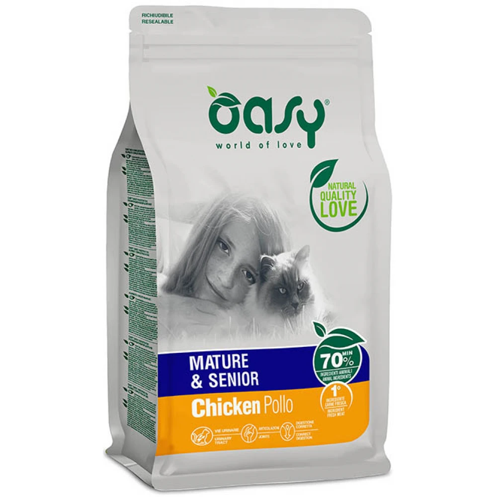 Oasy Cat Mature & Senior Chicken 1,5kg 2 Oasy Cat Mature & Senior Chicken 1,5kg - Image 2