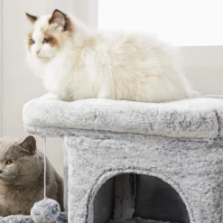 OEM Γατόδεντρο - Ονυχοδρόμιο Small Cat Tower 66cm Light Grey 8 OEM Γατόδεντρο - Ονυχοδρόμιο Small Cat Tower 66cm Light Grey -Προμήθειες Για Κατοικίδια Κατάστημα πωλήσεων PCT120W02 5 1000x1000 1