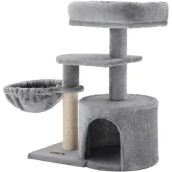 OEM Γατόδεντρο - Ονυχοδρόμιο Feandrea Small Cat Tower 48x32x68cm Light Grey