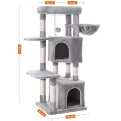 OEM Γατόδεντρο - Ονυχοδρόμιο Activity Center 120cm Light Grey 9 OEM Γατόδεντρο - Ονυχοδρόμιο Activity Center 120cm Light Grey -Προμήθειες Για Κατοικίδια Κατάστημα πωλήσεων PCT80W4 1000x1000h