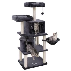 OEM Γατόδεντρο - Ονυχοδρόμιο Relaxy Smoky Grey 152cm