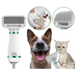 OEM Pet Grooming Dryer Slicker Βούρτσα Σκύλου/Γάτας με ενσωματωμένο στεγνωτήρα