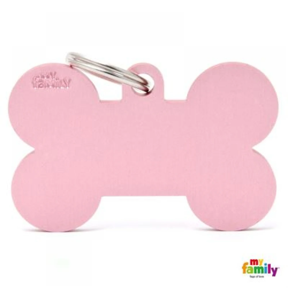 Ταυτότητα Σκύλου My Family Basic Pink Bone Tag Xlarge 4,8x3,15cm 2 Ταυτότητα Σκύλου My Family Basic Pink Bone Tag Xlarge 4,8x3,15cm - Image 2