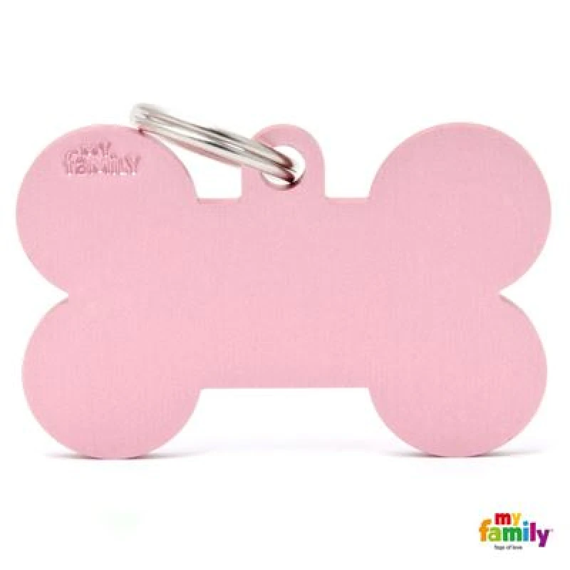 Ταυτότητα Σκύλου My Family Basic Pink Bone Tag Xlarge 4,8x3,15cm 1 Ταυτότητα Σκύλου My Family Basic Pink Bone Tag Xlarge 4,8x3,15cm