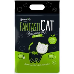 Αμμος Γάτας Pet Natura FantastiCat 9lt με Ζεόλιθο και άρωμα Πράσινο Μήλο