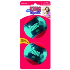 Kong Squeezz Action Ball Red Large 2τμχ