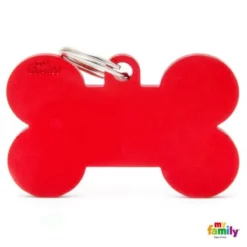 Ταυτότητα Σκύλου My Family Basic Red Bone Tag Xlarge 4,8x3,15cm