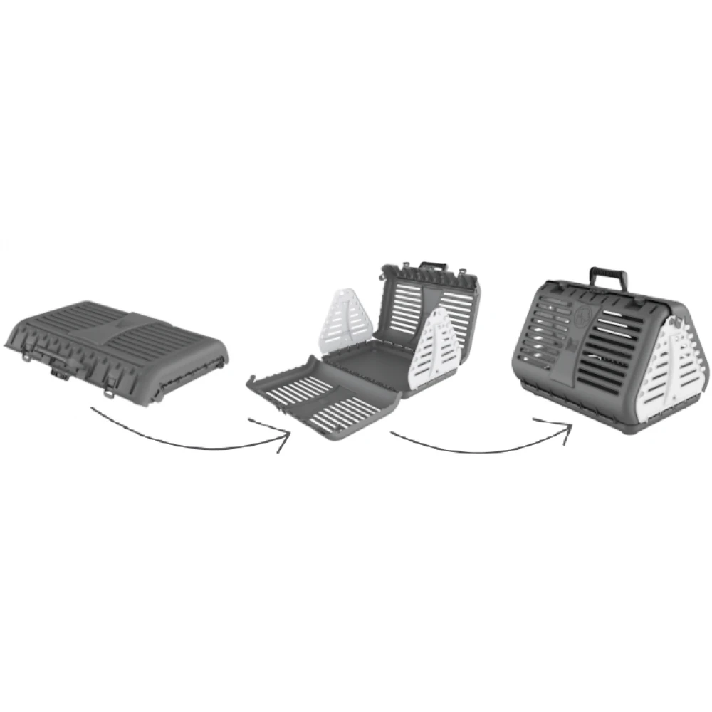 Κλουβί μεταφοράς Rotho MyPet Toby 42x53x40cm Καπουτσίνο 3 Κλουβί μεταφοράς Rotho MyPet Toby 42x53x40cm Καπουτσίνο - Image 3