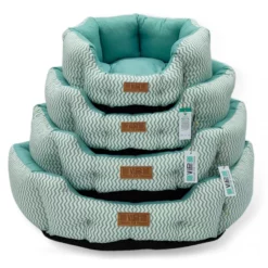 Κρεβατάκι Σκύλου και Γάτας V.I.Pets Royal Cotton ZigZag Νο2 Mint 60x60cm -Προμήθειες Για Κατοικίδια Κατάστημα πωλήσεων Royal No.79 Group 1 1000x1000w