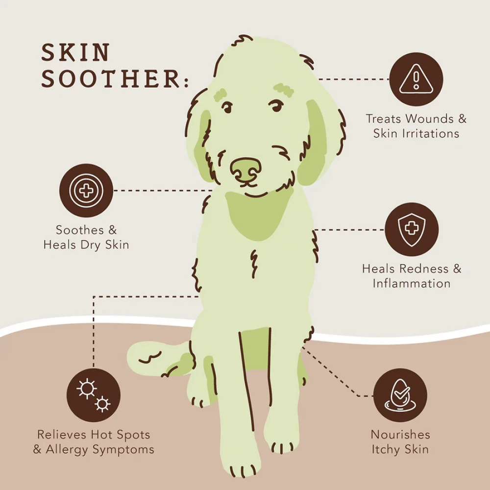 Προστατευτικό για το Δέρμα του Σκύλου Balm Natural Dog Company Skin Soother 2oz / 59ml Κουτάκι 4 Προστατευτικό για το Δέρμα του Σκύλου Balm Natural Dog Company Skin Soother 2oz / 59ml Κουτάκι - Image 4
