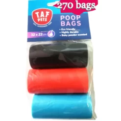 ΣΑΚΟΥΛΑΚΙΑ TAF PETS ΜΕ ΑΡΩΜΑ 18τμχ (270 σακούλες) για τη βόλτα