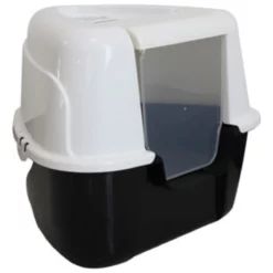 Κλειστή Γωνιακή Τουαλέτα Γάτας (60x50x23cm) M-PETS Tani με Φίλτρο