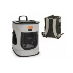 Τσάντα Μεταφοράς Σκύλου ή Γάτας Σακίδιο Πλάτης Camon Dog Fashion 34x30x43cm Γκρι -Προμήθειες Για Κατοικίδια Κατάστημα πωλήσεων TSANTA20CAMON 1000x1000w