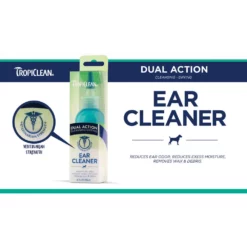 Tropiclean Ear Cleaner Dual Action - Καθαριστικό Αυτιών 118ml -Προμήθειες Για Κατοικίδια Κατάστημα πωλήσεων Tropiclean20Ear20Cleaner20Web20Advert 1000x1000w