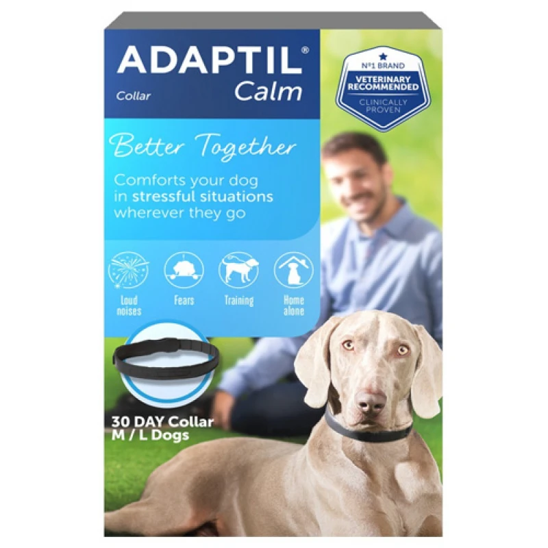 CEVA Adaptil Calm Collar 62.5cm Για Το Στρες Σε Μεσαίους & Μεγαλοσώμους Σκύλους 1 CEVA Adaptil Calm Collar 62.5cm Για Το Στρες Σε Μεσαίους & Μεγαλοσώμους Σκύλους