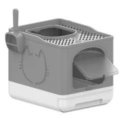 Αναδιπλούμενη Τουαλέτα Γάτας AFP Go Fresh 49,6x38,8x40,7CM Γκρι