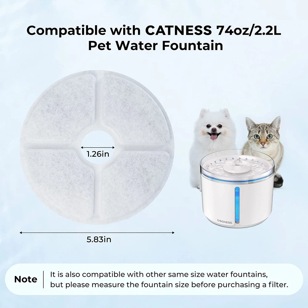Ανταλλακτικό φίλτρο για Σιντριβάνι Dogness Water Fountain 2LT (3τμχ) 6 Ανταλλακτικό φίλτρο για Σιντριβάνι Dogness Water Fountain 2LT (3τμχ) - Image 6