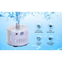 Αντλία για Αυτόματη Ποτίστρα Σιντριβάνι Pet Interest Water Pump (05560-05563) -Προμήθειες Για Κατοικίδια Κατάστημα πωλήσεων antlia gia aytomati potistra sintrivani pet interest water pump 05560 05563 petshop88 2 1000x1000w