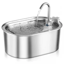 Αυτόματη Ποτίστρα Σιντριβάνι για Σκύλους και Γάτες Pet Interest από Ανοξείδωτο Ατσάλι 3,2L