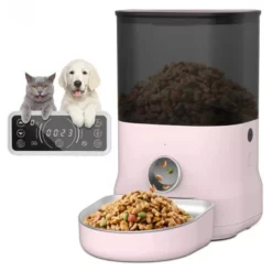 Αυτόματη Ταϊστρα για Σκύλους και Γάτες Dogness Cube Programmable Pink 4L