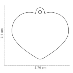 Ταυτότητα Σκύλου My Family Basic Handmade Red Big Heart -Προμήθειες Για Κατοικίδια Κατάστημα πωλήσεων bh152 1000x1000w