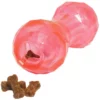 Rosewood Biosafe Puppy Treat Dumbell Παιχνίδι για Κουτάβια με Λιχουδιές Ροζ 11cm