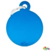 Ταυτότητα Σκύλου My Family Basic Blue Circle Tag Large 4x3cm