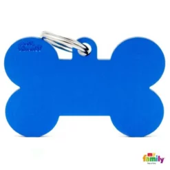 Ταυτότητα Σκύλου My Family Basic Blue Bone Tag Xlarge 4,8x3,15cm