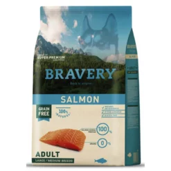 Bravery Grain Free Adult Medium - Large Salmon Dog 4kg