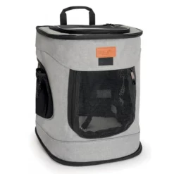 Τσάντα Μεταφοράς Σκύλου ή Γάτας Σακίδιο Πλάτης Camon Dog Fashion 34x30x43cm Γκρι