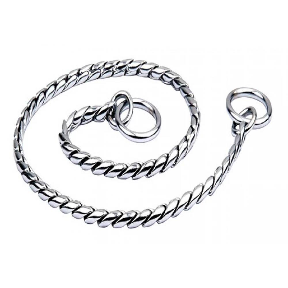 Ανοξείδωτος Λεπτός Πνίχτης Σκύλου Round Snake Silver της Pet Interest Large 0.3x45cm 2 Ανοξείδωτος Λεπτός Πνίχτης Σκύλου Round Snake Silver της Pet Interest Large 0.3x45cm - Image 2