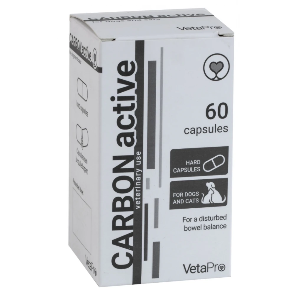 Vetapro Carbon Active 60caps Για Τo Πεπτικό 2 Vetapro Carbon Active 60caps Για Τo Πεπτικό - Image 2