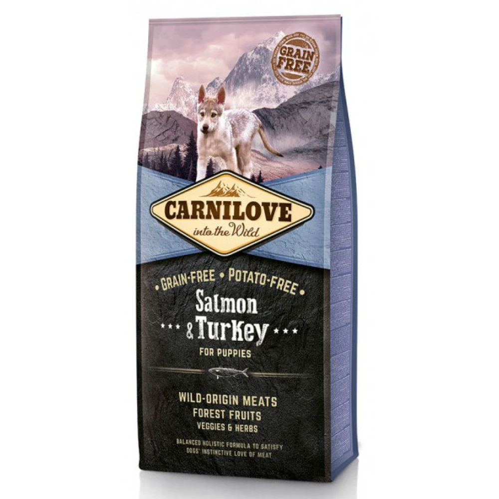 Carnilove Puppy Salmon & Turkey 4kg 2 Carnilove Puppy Salmon & Turkey 4kg - Image 2