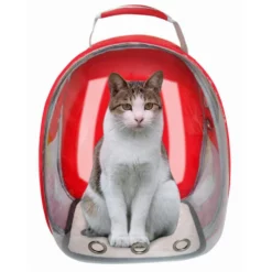 Τσάντα Μεταφοράς Σκύλου & Γάτας Denik Pets Bubble Backpack Astronaut 33x25x43cm Μαύρο -Προμήθειες Για Κατοικίδια Κατάστημα πωλήσεων cat20astronaut 1000x1000h