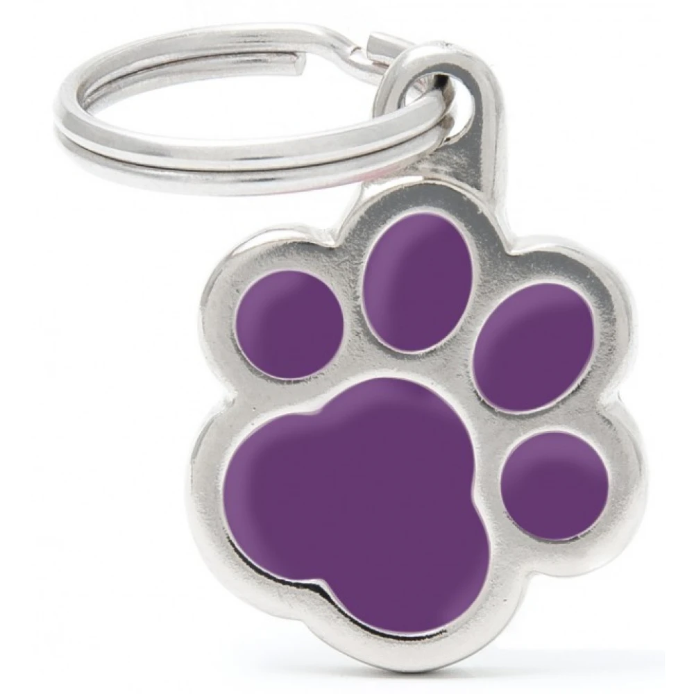 Ταυτότητα Σκύλου My Family Classic Purple Small Paw 2 Ταυτότητα Σκύλου My Family Classic Purple Small Paw - Image 2