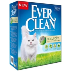Everclean Naturally Άμμος για Γάτες 10lt + Δώρο Eco Pet Box Βιοδιασπώμενες Λεκάνες Γάτας μιας χρήσης Σετ 3τμχ