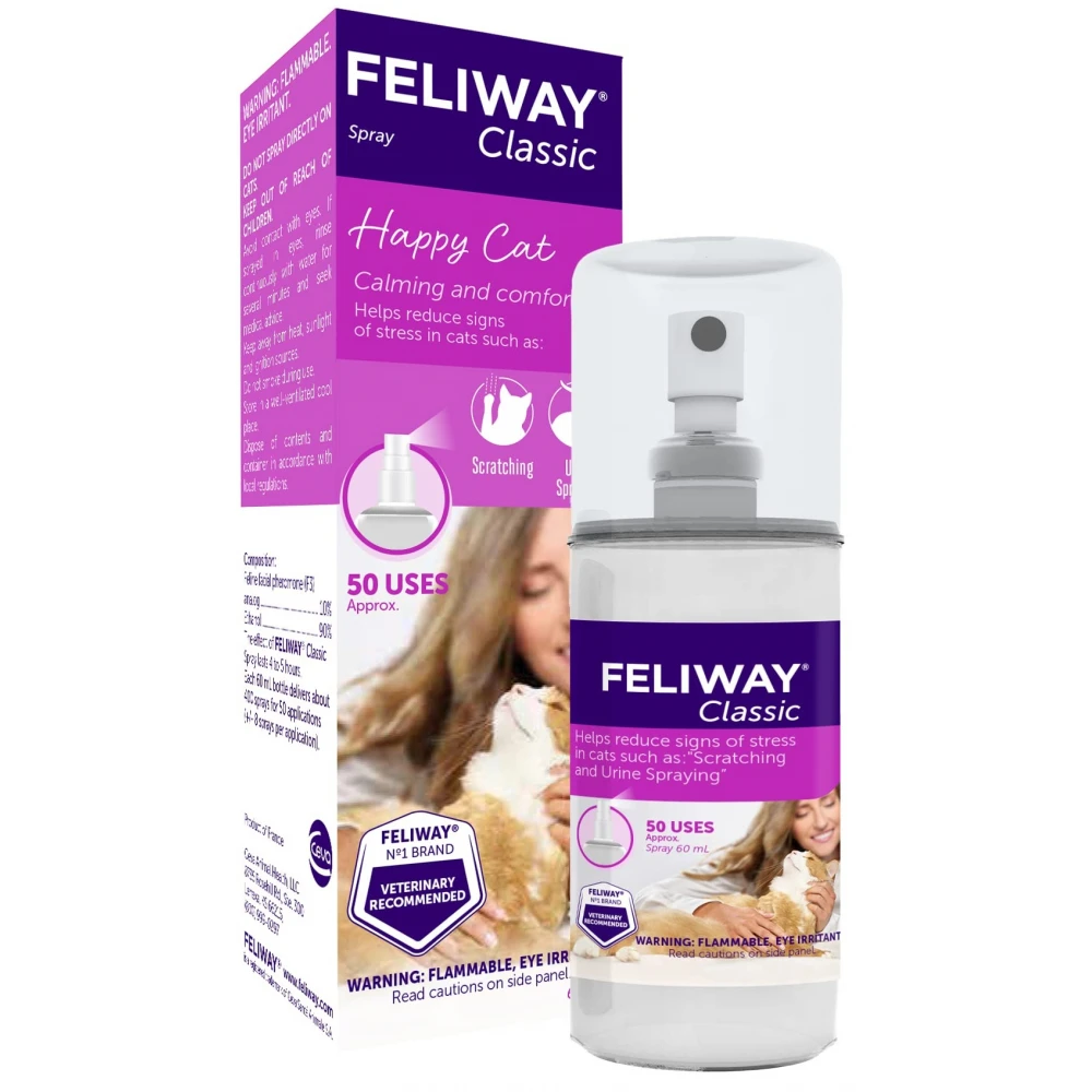 CEVA Feliway Spray 60ml για την αντιμετώπιση του στρες στις Γάτες 2 CEVA Feliway Spray 60ml για την αντιμετώπιση του στρες στις Γάτες - Image 2