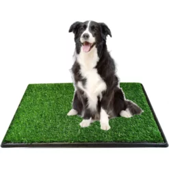 OEM Φορητός Συνθετικός Τάπητας Pet Potty 41x51CM Τουαλέτα Για Εκπαίδευση Σκύλου Με 3 Μέρη