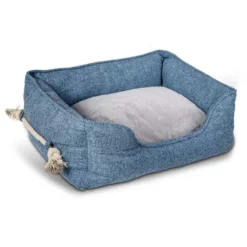 Κρεβατάκι Σκύλου Glee Navy XLarge 95x76x26cm Μπλε