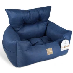 Καναπές Κρεβάτι Σκύλου και Γάτας Kerkyra 70x65x13x45cm Μπλε