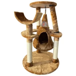 Γατόδεντρο Indian Hammock 60x60x97cm Καφέ