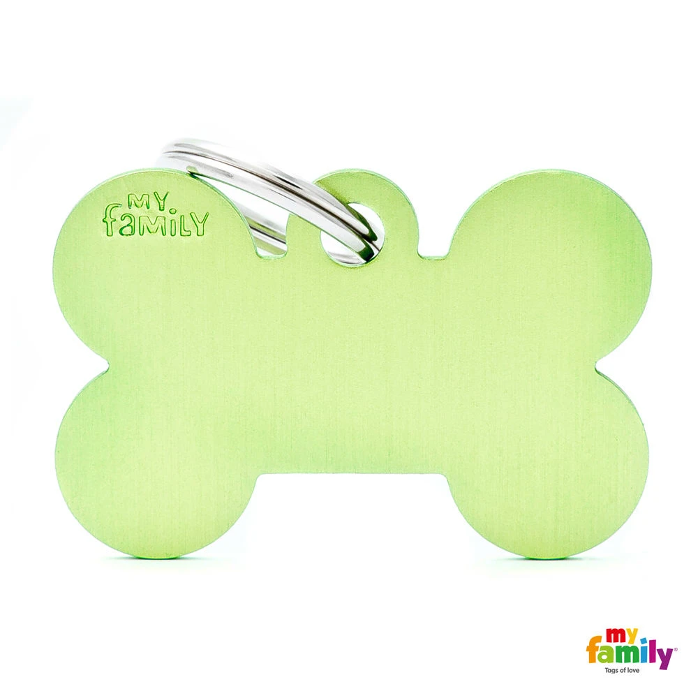 Ταυτότητα Σκύλου My Family Basic Green Bone Tag Xlarge 4,8x3,15cm 2 Ταυτότητα Σκύλου My Family Basic Green Bone Tag Xlarge 4,8x3,15cm - Image 2