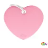Ταυτότητα Σκύλου My Family Basic Pink Heart Tag Large 4x2cm