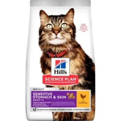 Hills Hill's Science Plan Adult Sensitive Stomach & Skin για Γάτες 1,5kg