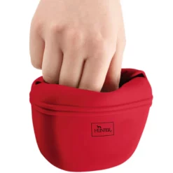 Hunter List Τσαντάκι Λιχουδιών Σιλικόνης για Σκύλους 13x11x5cm Κόκκινο