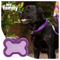 Ταυτότητα Σκύλου My Family Hushtags Alluminium Κύκλος Κοκκίνος -Προμήθειες Για Κατοικίδια Κατάστημα πωλήσεων hushtag photo 1000x1000 13