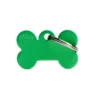 Ταυτότητα Σκύλου My Family Basic Green Bone Small Tag 3x2cm