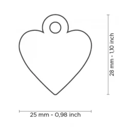 Ταυτότητα Σκύλου My Family Basic Green Heart Small Tag 3x2cm -Προμήθειες Για Κατοικίδια Κατάστημα πωλήσεων id tag basic collection small heart green in aluminum 1 1000x1000h