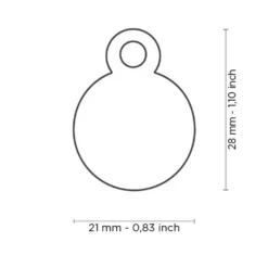 Ταυτότητα Σκύλου My Family Basic Green Round Small Tag 3x2cm -Προμήθειες Για Κατοικίδια Κατάστημα πωλήσεων id tag basic collection small round green in aluminum 1 1000x1000h